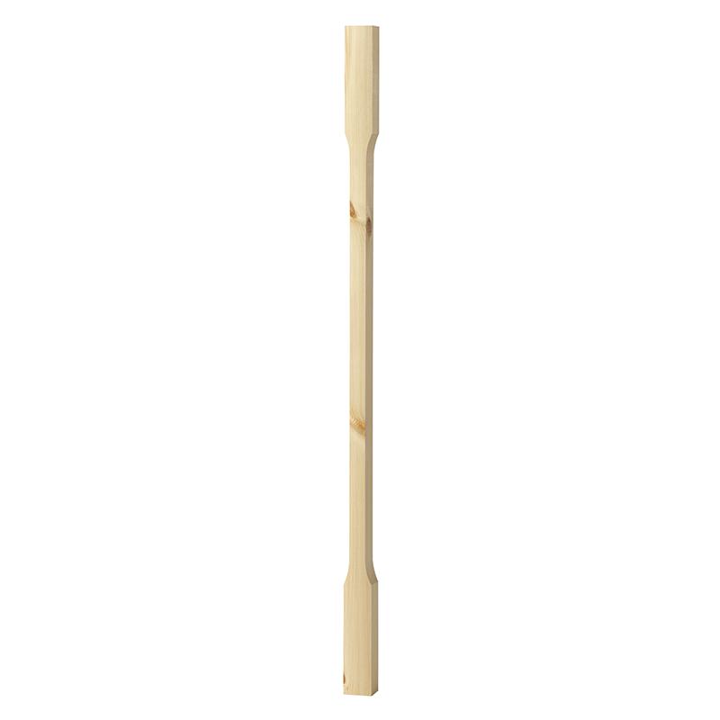 Nordingrå Trä Stolpe Sidofräst Fura 40x910mm Nordingrå Trä Obehandlad