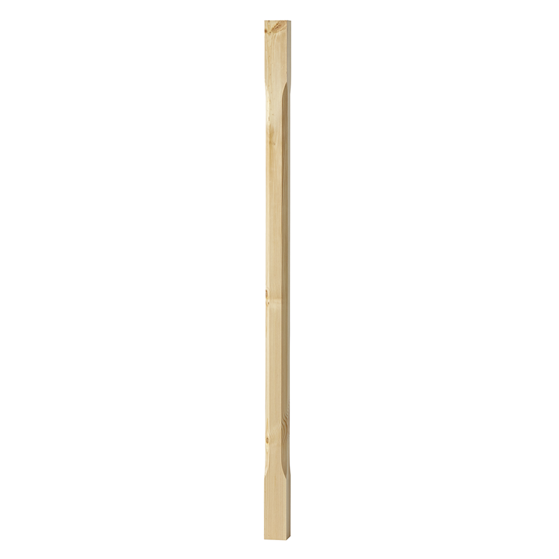 Nordingrå Trä Stolpe Fasfräst Fura   40x910mm Nordingrå Trä Obehandlad