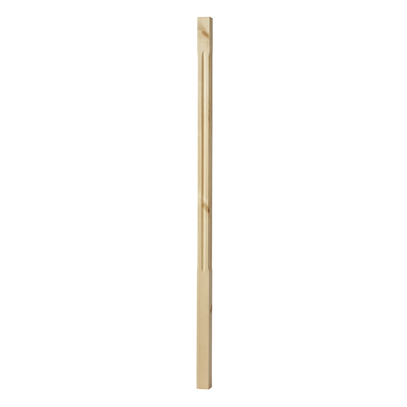 Nordingrå Trä Stolpe Spårfräst Fura 40x1180mm Nordingrå Trä Obehandlad