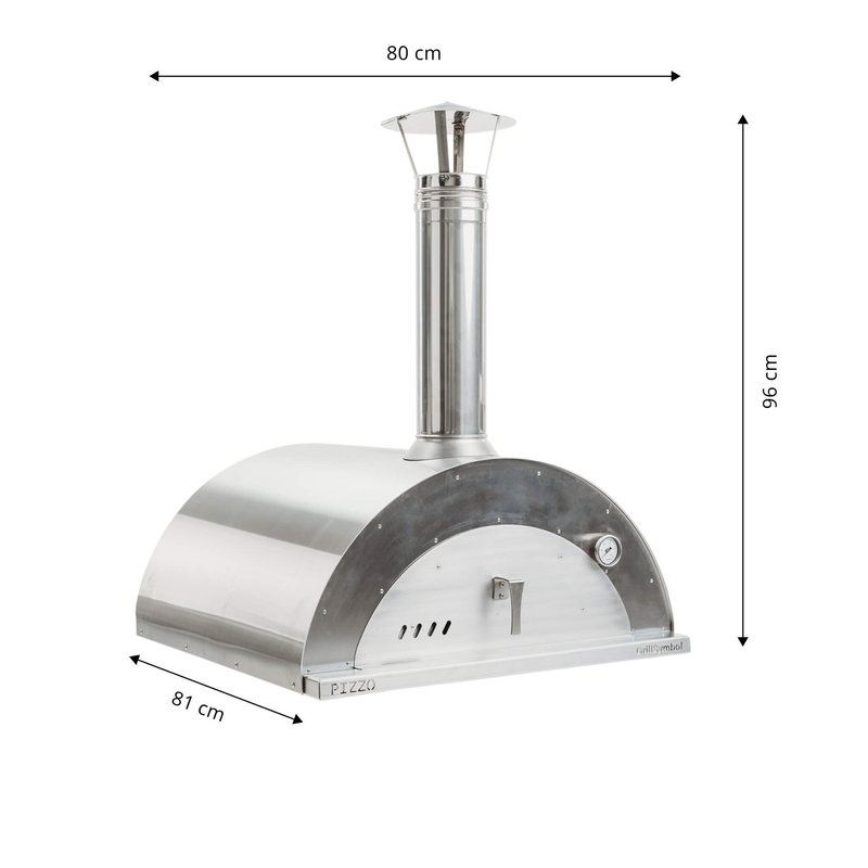 Grillsymbol Pizzaugn Pizzo Grillsymbol Inox