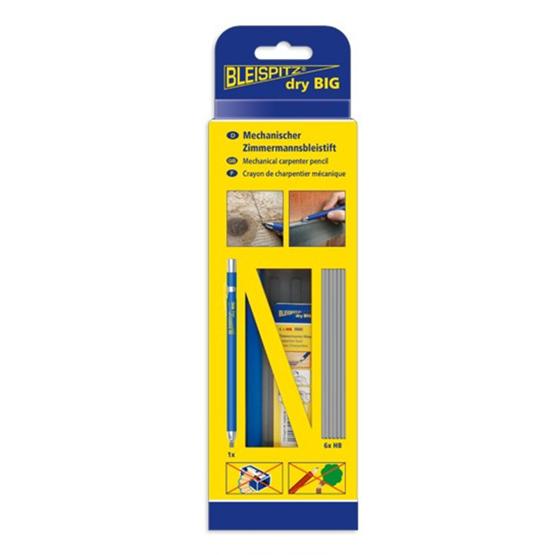 Bleispitz Snickarpenna Dry Big Bleispitz Inkl. 6 Stift
