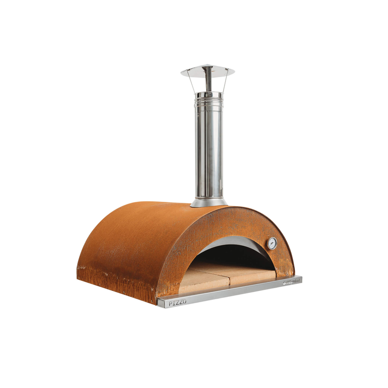 Grillsymbol Pizzaugn Pizzo Grillsymbol Cor-ten Stål