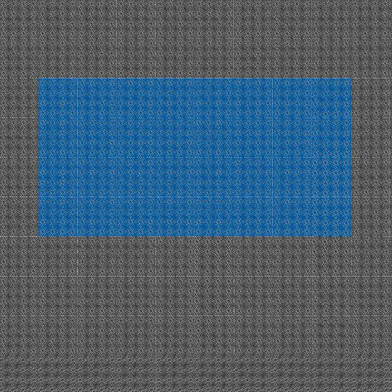 Bergo Aktivitetsyta Small  Small, 3,03*3,64 M Grå/blå