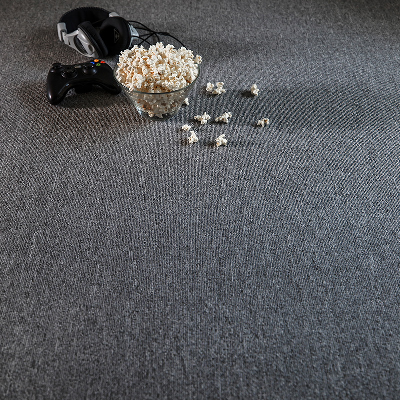 Fibertrone Heltäckningsmatta Aspera Antracit 18m2, Polypropylen, 4,5x4 Meter, Antracit