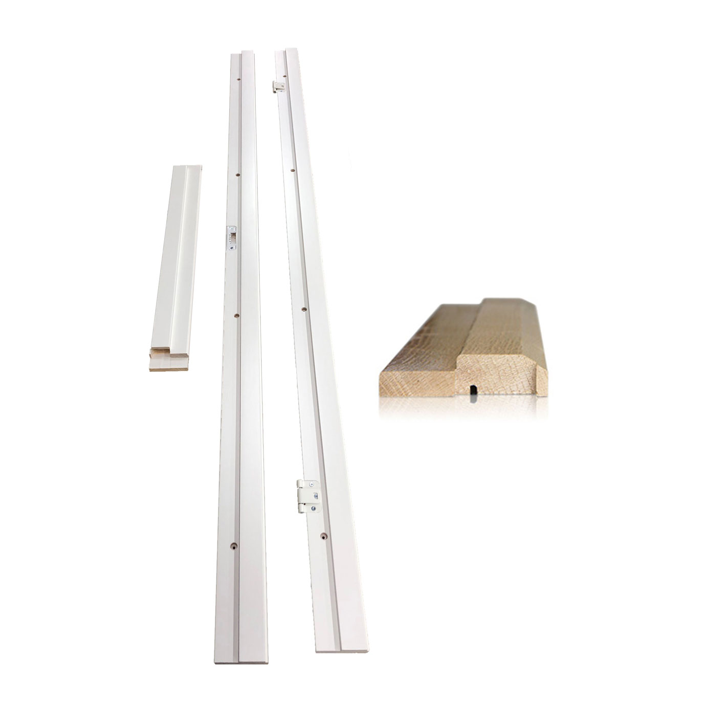 Gk Door Karm 92mm Vit Inkl. Falsad Tröskel 92x990x1990 Mm, Ncs S 0502-y