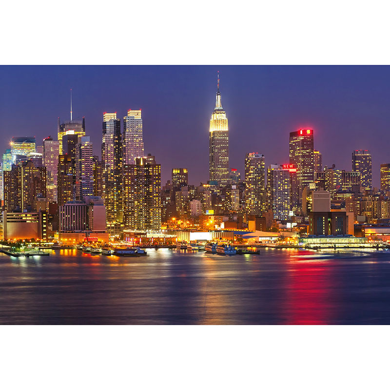 Billiga Tapet Manhattan At Night Dimex online på nätet
