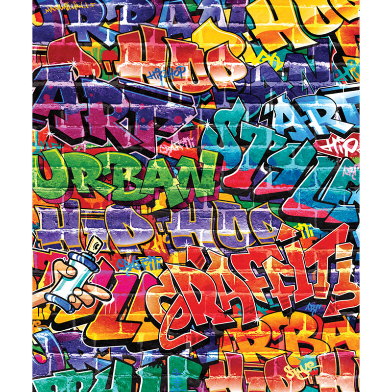 Billiga Tapet Graffiti Tegelvägg Walltastic online på nätet