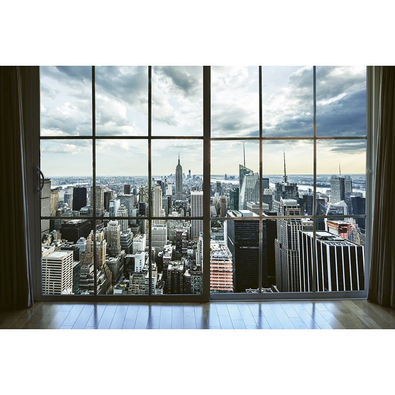 Billiga Tapet Manhattan Window View Dimex online på nätet