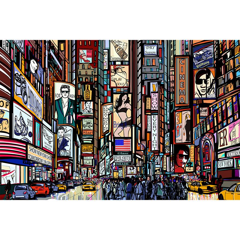 Billiga Tapet Times Square Dimex online på nätet