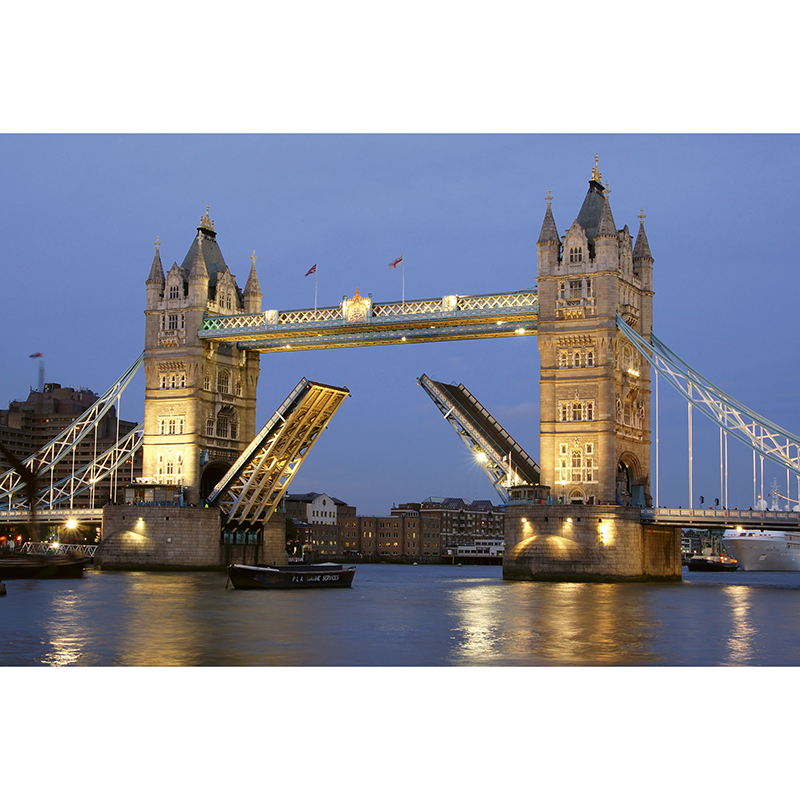 Billiga Tapet Tower Bridge Night London Dimex online på nätet