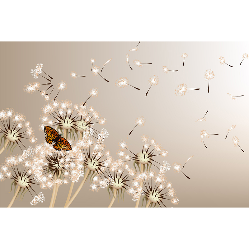 Billiga Tapet Dandelions And Butterfly Dimex online på nätet