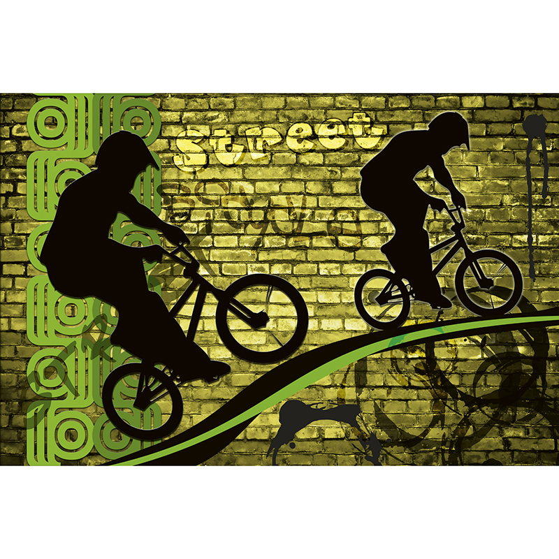 Billiga Tapet Green Bicycle Dimex online på nätet