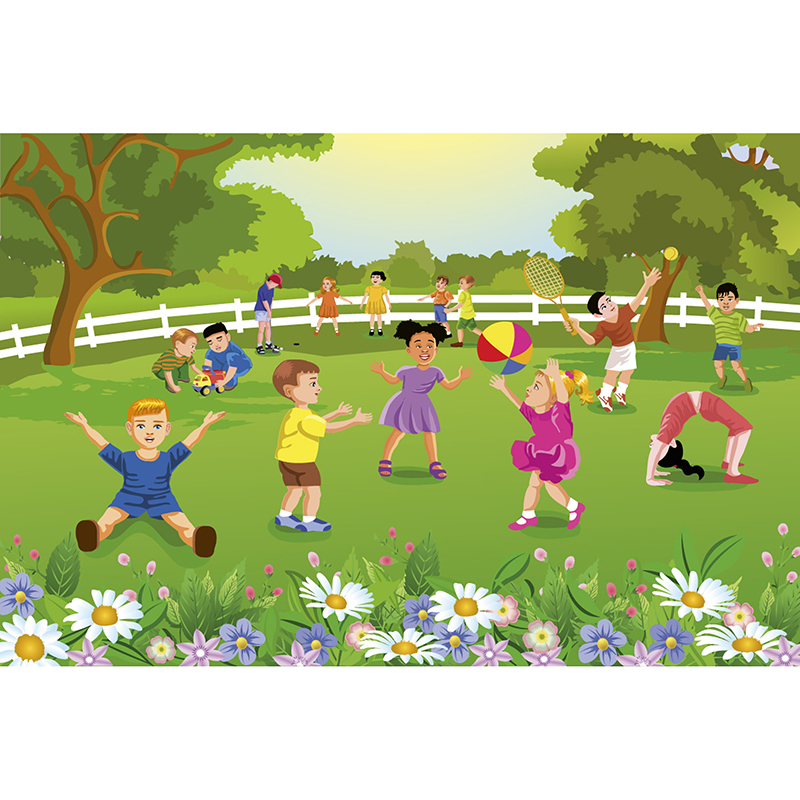 Billiga Tapet Kids In Garden Dimex online på nätet