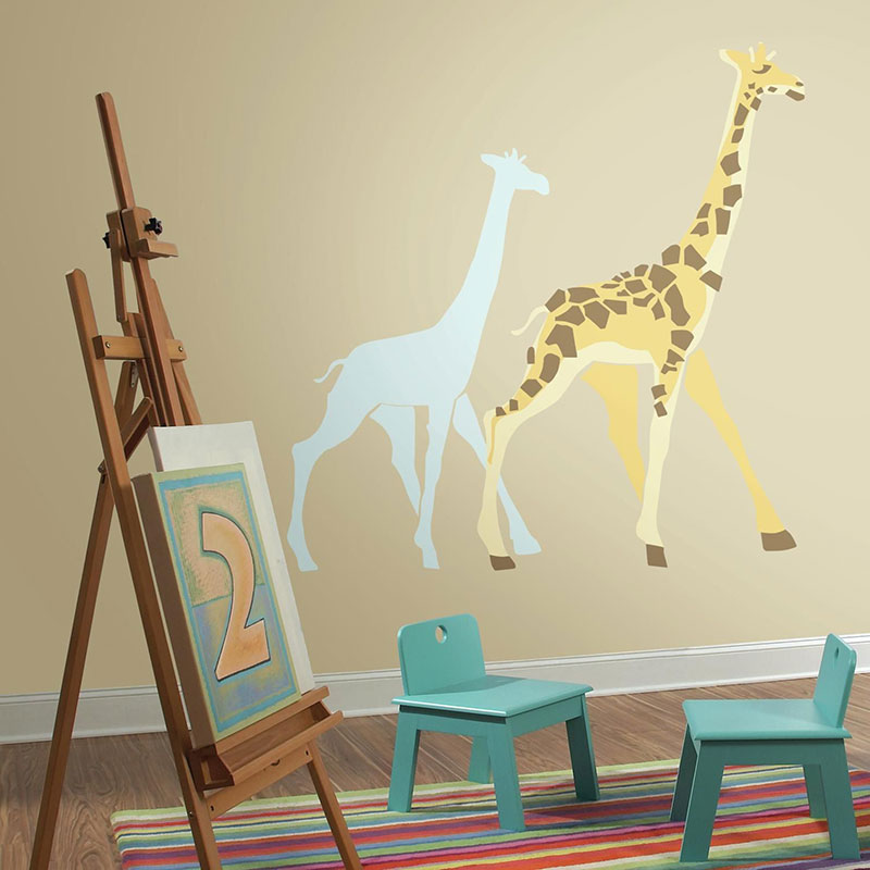 Billiga Väggdekor Giraffe Giant RoomMates online på nätet