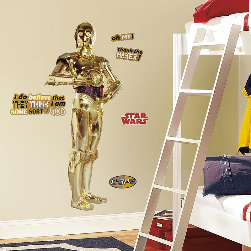 Billiga Väggdekor Star Wars Classic C-3PO Giant RoomMates online på nätet