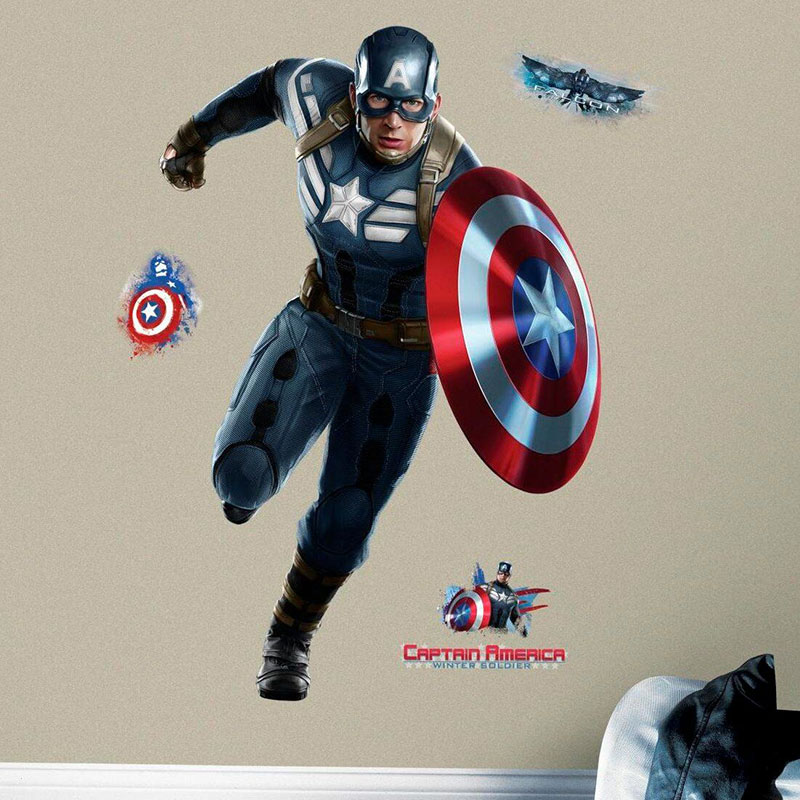 Billiga Väggdekor Marvel Captain America Giant RoomMates online på nätet