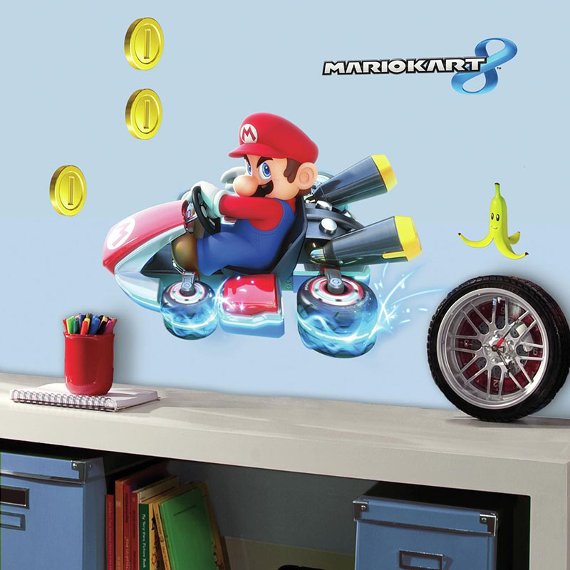 Billiga Väggdekor Nintendo Mario Kart 8 Giant RoomMates online på nätet