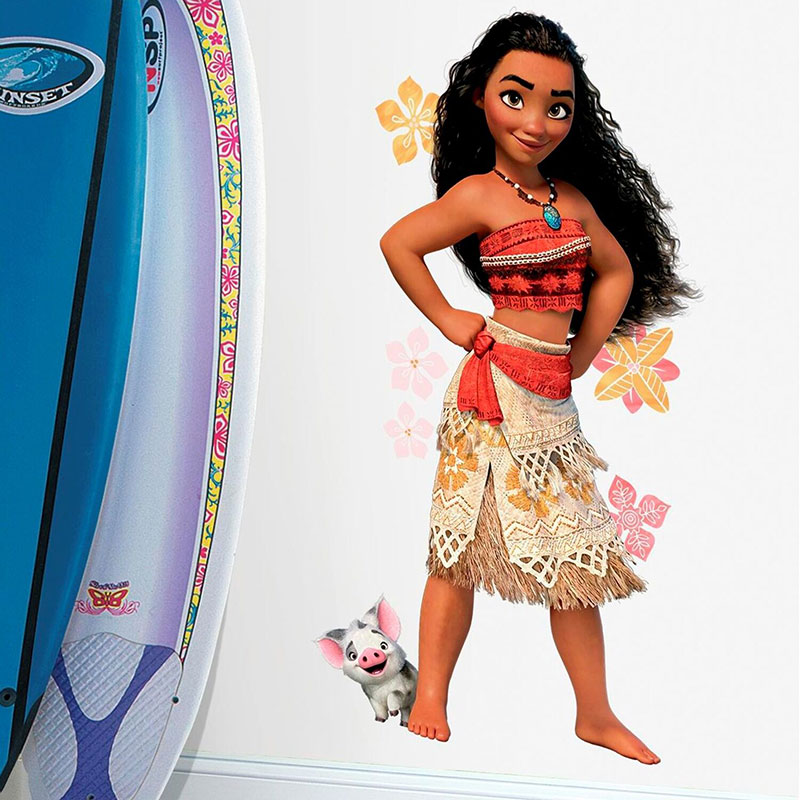 Billiga Väggdekor Disney Princess Vaiana Giant RoomMates online på nätet