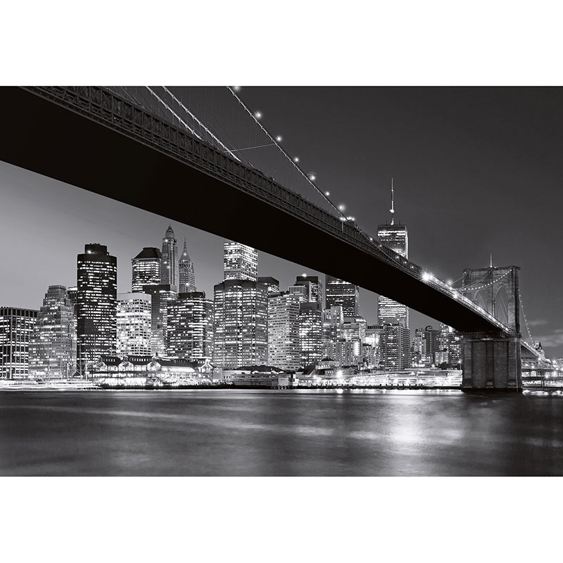 Billiga Fototapet Brooklyn Bridge NY W+G online på nätet