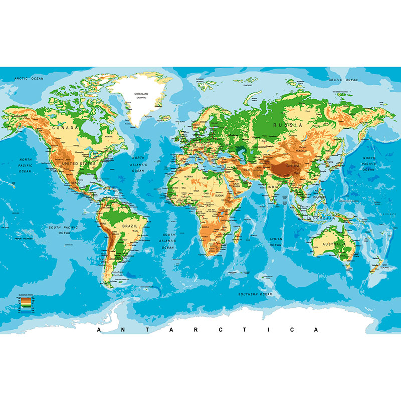 Billiga Tapet World Map Dimex online på nätet