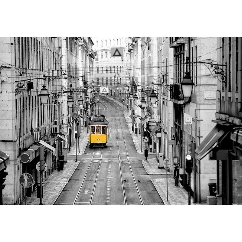 Billiga Fototapet Non woven Streets of Lisbon W+G online på nätet