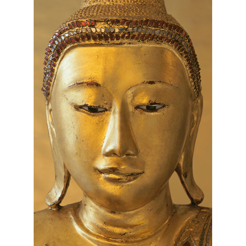 Billiga Fototapet Golden Buddha W+G online på nätet