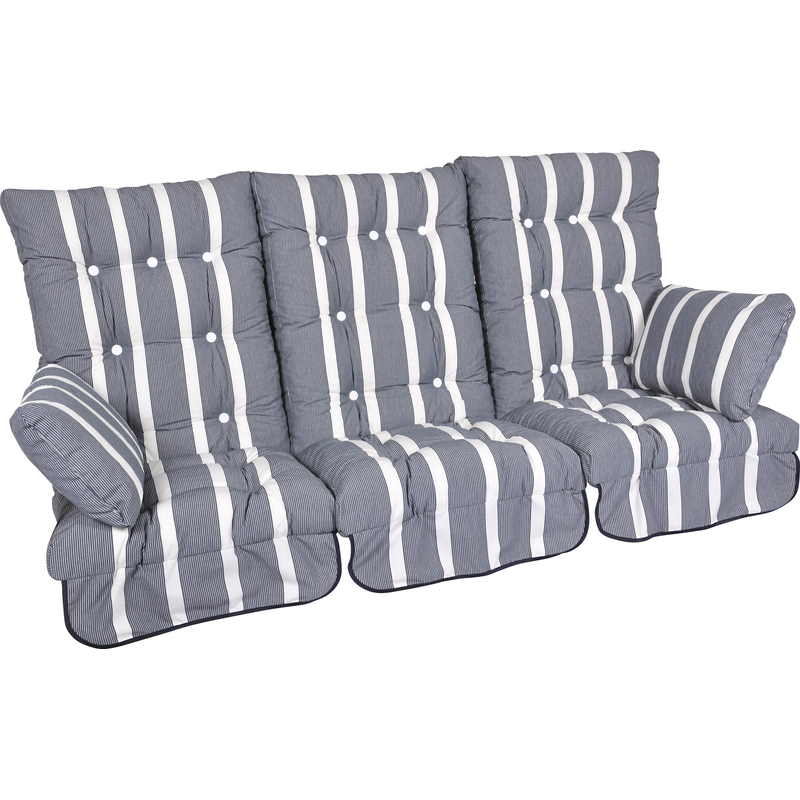 Fritab Flockdyna Till Hög Hammock 3-sits Med Sidokuddar Fritab Classic Marin
