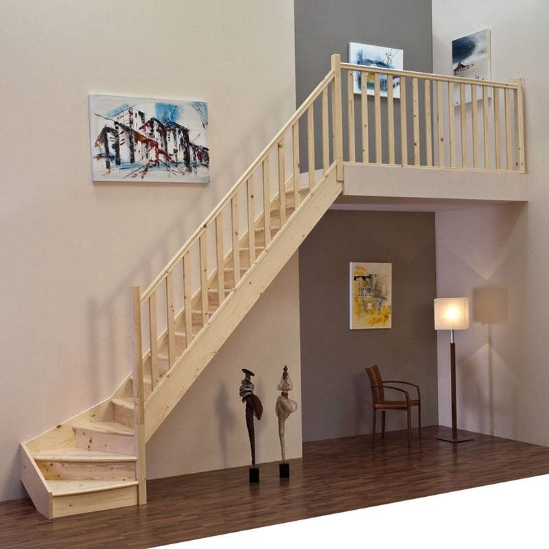 Byggera Lofttrappa Complete Gran Byggera Högervriden