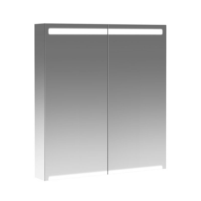 Ifö Spegelskåp  Middle 60 Led 70x60x15cm, Led-belysning, Spegelglas På Innsiden