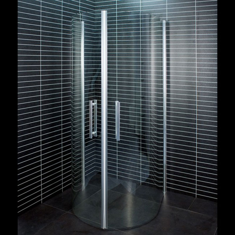 Arrow Duschvägg Free Arrow 2000x940x285mm, Aluminiumprofiler, Klarglas