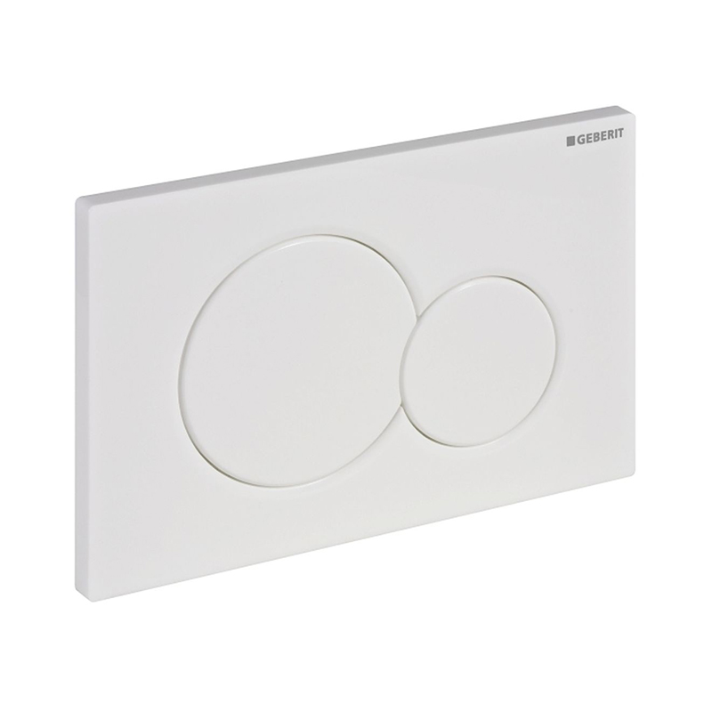 Geberit Spolknapp Sigma 01  Vit, Dubbelspolning