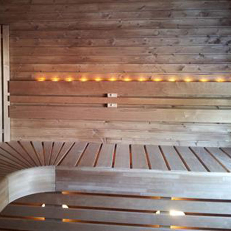 Saunasweden Bastulist Xenon Ljuslist För Montering I T Ex Bastu. 19x3 Watt. Transformator Ingår Ej