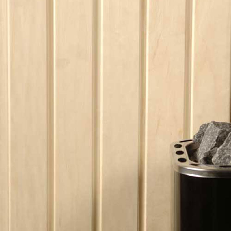 Bastupanel Asp 15x90mm Längd: 2,4 M. 6st/pkt