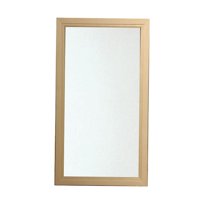 Saunasweden Bastufönster Klar Klart Glas, Alkarm 8mm Härdat Glas. Karmyttermått 490x880