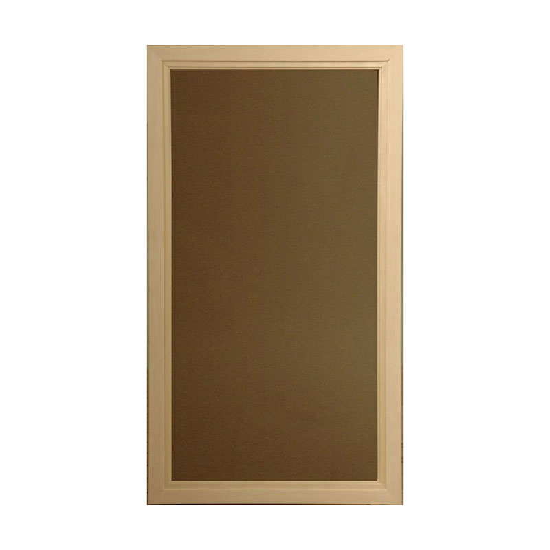 Saunasweden Bastufönster Brons Bronsfärgat Glas, Aspkarm 8mm Härdat Glas. Karmyttermått 495x895