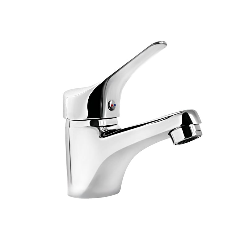 Deante Tvättställsblandare Basic Krom, Lyftbottenventil