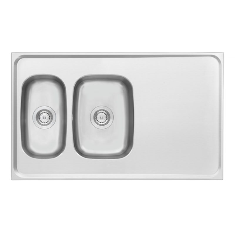 Contura Steel Diskbänk G 1000 Contura Rostfritt Stål, 1000x600x30 Mm, Passar 60 Cm Skåp