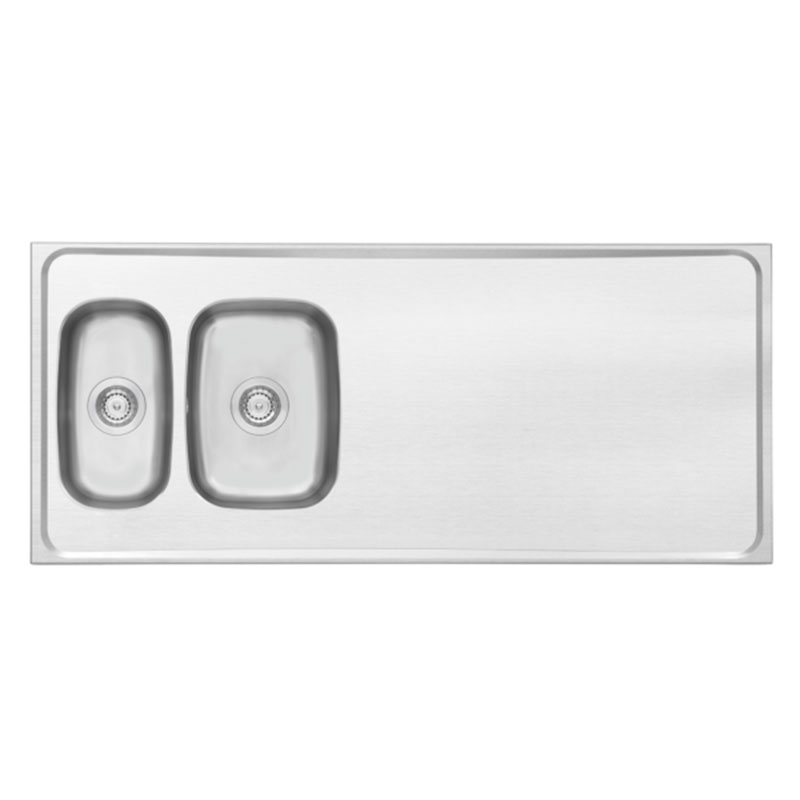 Contura Steel Diskbänk G 1420 Contura Rostfritt Stål, 1420x600 Mm, Passar 60 Cm Skåp