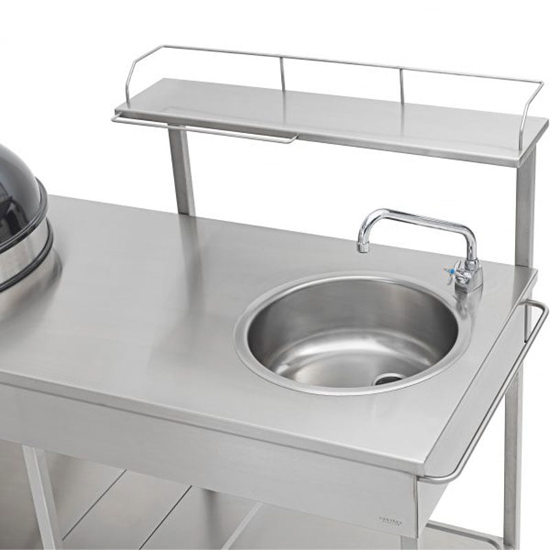 Contura Steel Avställningshylla  Utekök  Steel 835x200