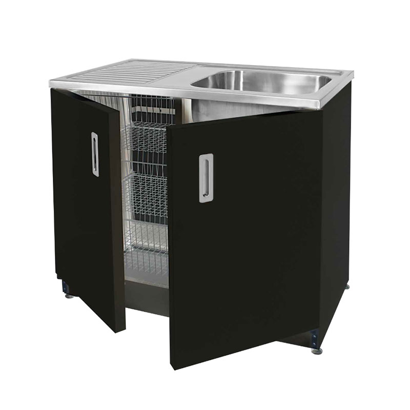 Nordic-tech Tvättbänk 10  Svart, 1000x600x900 Mm