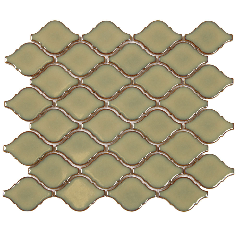 PROVBIT MOSAIK GREEN LANTERN NORDIC KAKEL