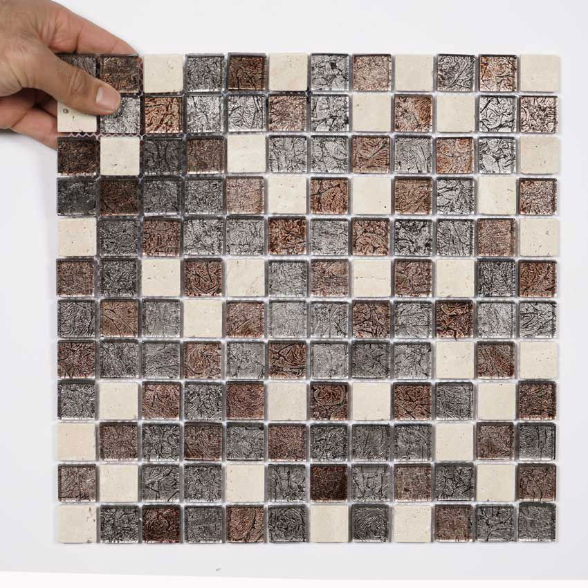 Mosaik Light Copper Nordic kakel
