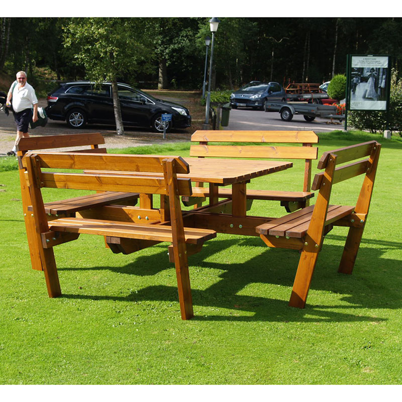 Billiga Bänkbord Quattro Trä Picknick EdenWood online på nätet