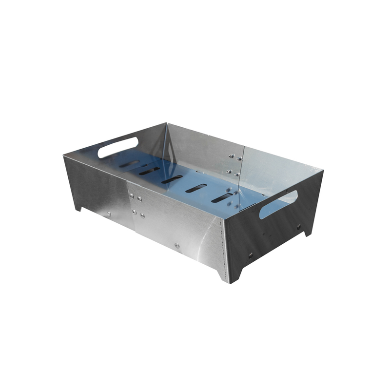 Grillsymbol Kolgrill Naked Chef Grillsymbol Silver, 55 X 35 X 77 Cm