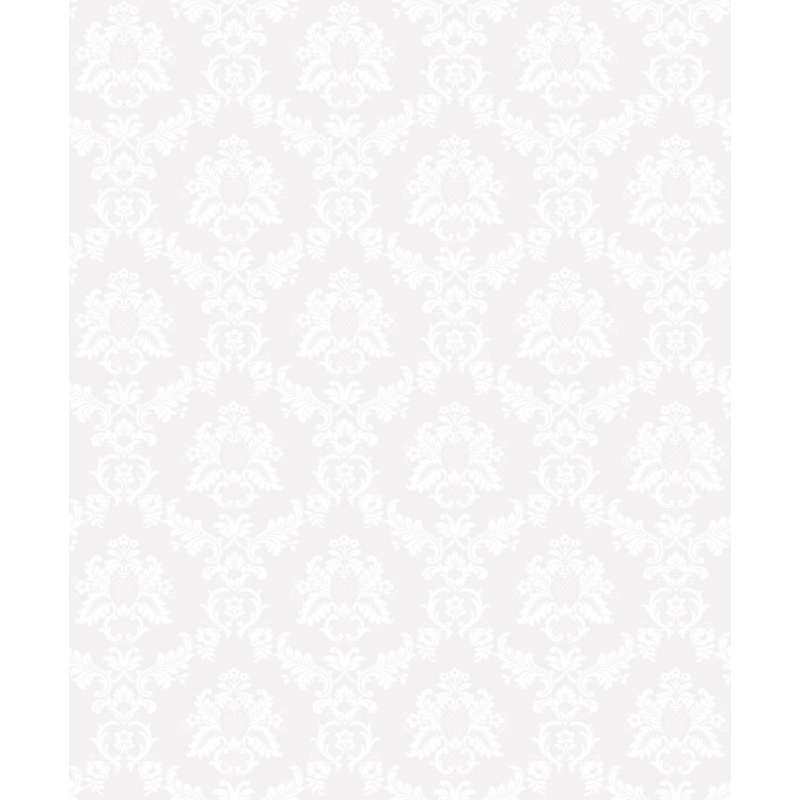 Fiona Tapetprov Home Paper Damask  Vit/metallic
