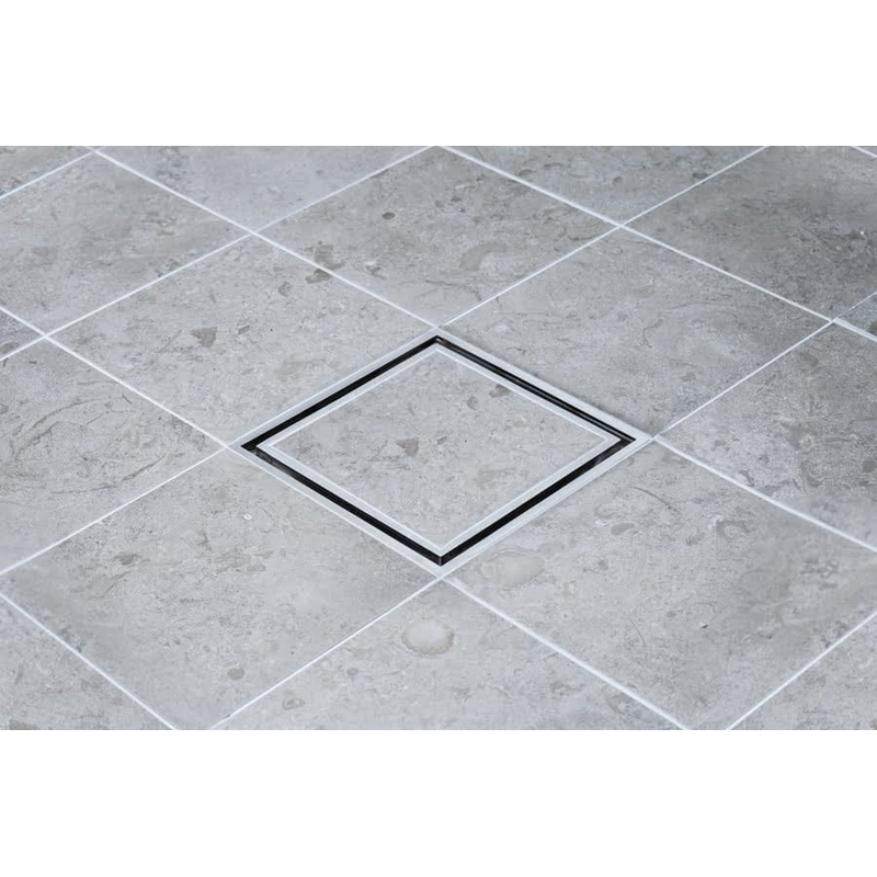 Tebo Golvbrunnssil Tile In Frame 20x20 Cm  Borstad