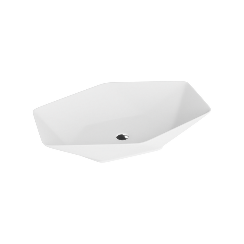 Lavita Tvättställ Sovena Rektangulär Lavita 56,5 X 36,5 X 12 Cm, Vit