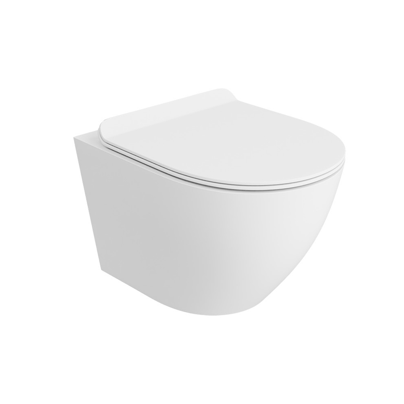 Lavita Toalettstol Vägghängd Sofi Elegant Vit Lavita Vit, Duroplast, Keramik
