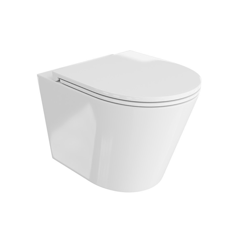 Lavita Toalettstol Väggmonterad Galve 3.0 Vit Lavita Vit, Duroplast, Keramik