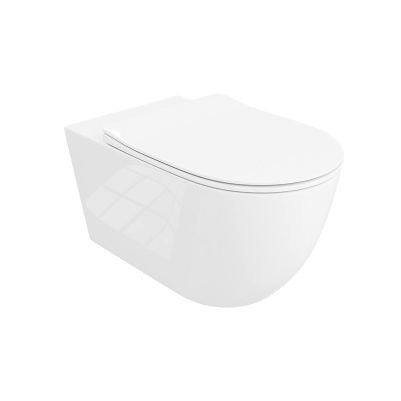 Lavita Toalettstol Vägghängd Grande Vit 2.0 36,5 X 55 X 37,5 Cm Lavita Vit, Duroplast, Keramik